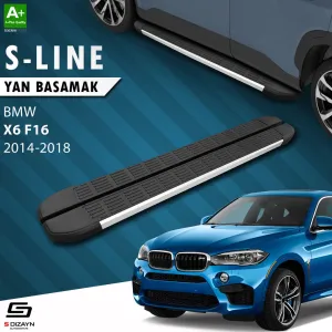S-Dizayn Bmw X6 F16 S-Line Aluminyum Yan Basamak 193 Cm 2014-2018 A+ Kalite thumb 1