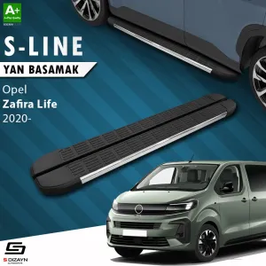 Opel Zafira 2019-Günümüz uyumlu Life Uzun Şase S-Line Krom Yan Basamak 243 Cm 2020 Üzeri A+ Kalite modelleri Oto Aksesuar Shop'de. Kaliteli malzeme, hızlı