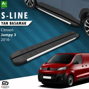 Citroen Jumpy 3 Kısa Şase S-Line Aluminyum Yan Basamak 213 Cm 2016 Üzeri A+ Kalite