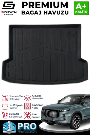 Jaecoo J7 2024-Günümüz 4x4 3D Pro Bagaj Havuzu A+ Kalite