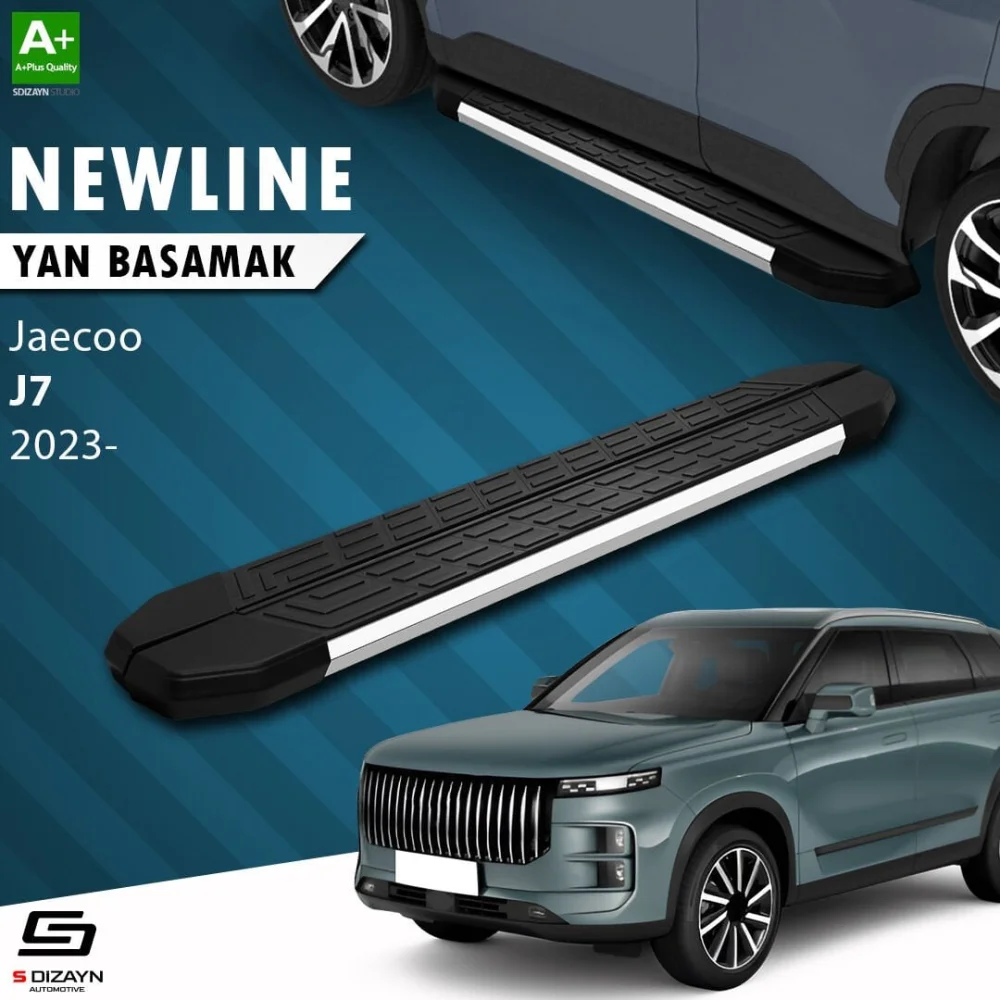 S-Dizayn Jaecoo J7 NewLine Krom Yan Basamak 183 Cm 2023 Üzeri
