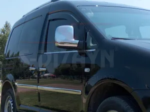 S-Dizayn VW Caddy Abs Krom Ayna Kapağı 2 Prç 2004-2015 - Görsel 2
