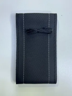 Direksiyon Simidi Kaplaması, 38 cm/15 inç Deri Direksiyon Simidi Kılıfı İğne ve İplikle El Yapımı thumb 2