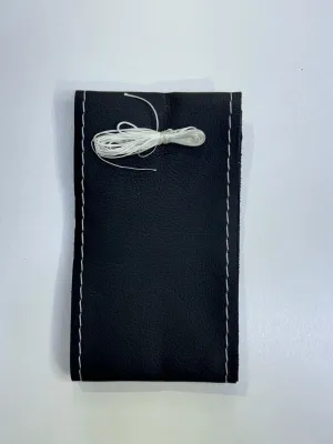 Direksiyon Simidi Kaplaması, 38 cm/15 inç Deri Direksiyon Simidi Kılıfı İğne ve İplikle El Yapımı thumb 2