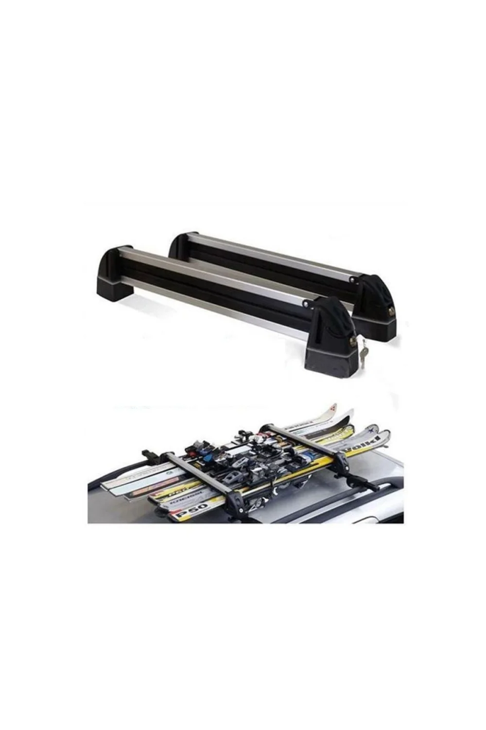 Oto Kayak Snowboard Taşıyıcı 2 li Kilitli 78 cm