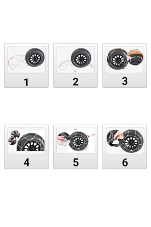Kar Lastik Zinciri 165/55/r13 Binek Suv X Tipi Takmatik Kolay Montaj thumb 3