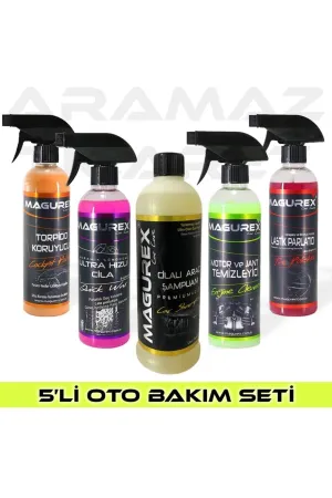 Cenk Oto uyumlu Magurex Ekonomik Oto Bakım 5'li Süper Set modelleri Oto Aksesuar Shop'de. Kaliteli malzeme, hızlı kargo ve güvenli alışverişle hemen inceleyin.