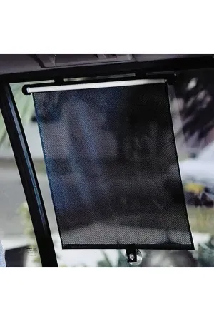 Oto Yan Cam Perde Güneşlik Makaralı Takmatik 2 Adet thumb 2