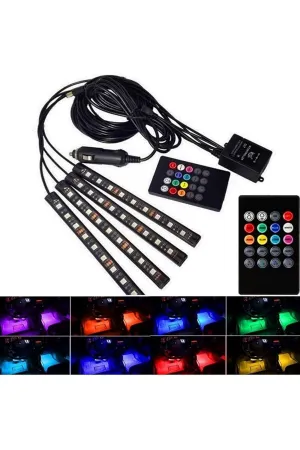 Cenk Oto uyumlu Araç Içi Aydınlatma Sorelis Kumandalı Müziğe Duyarlı 12 Led Ayak Altı Led - 7 Renk Rgb Pro modelleri Oto Aksesuar Shop'de. Kaliteli malzeme,