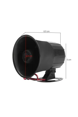 Oto Alarm Sireni 6 Sesli 12 Volt 20 Watt 120 Db - Görsel 2
