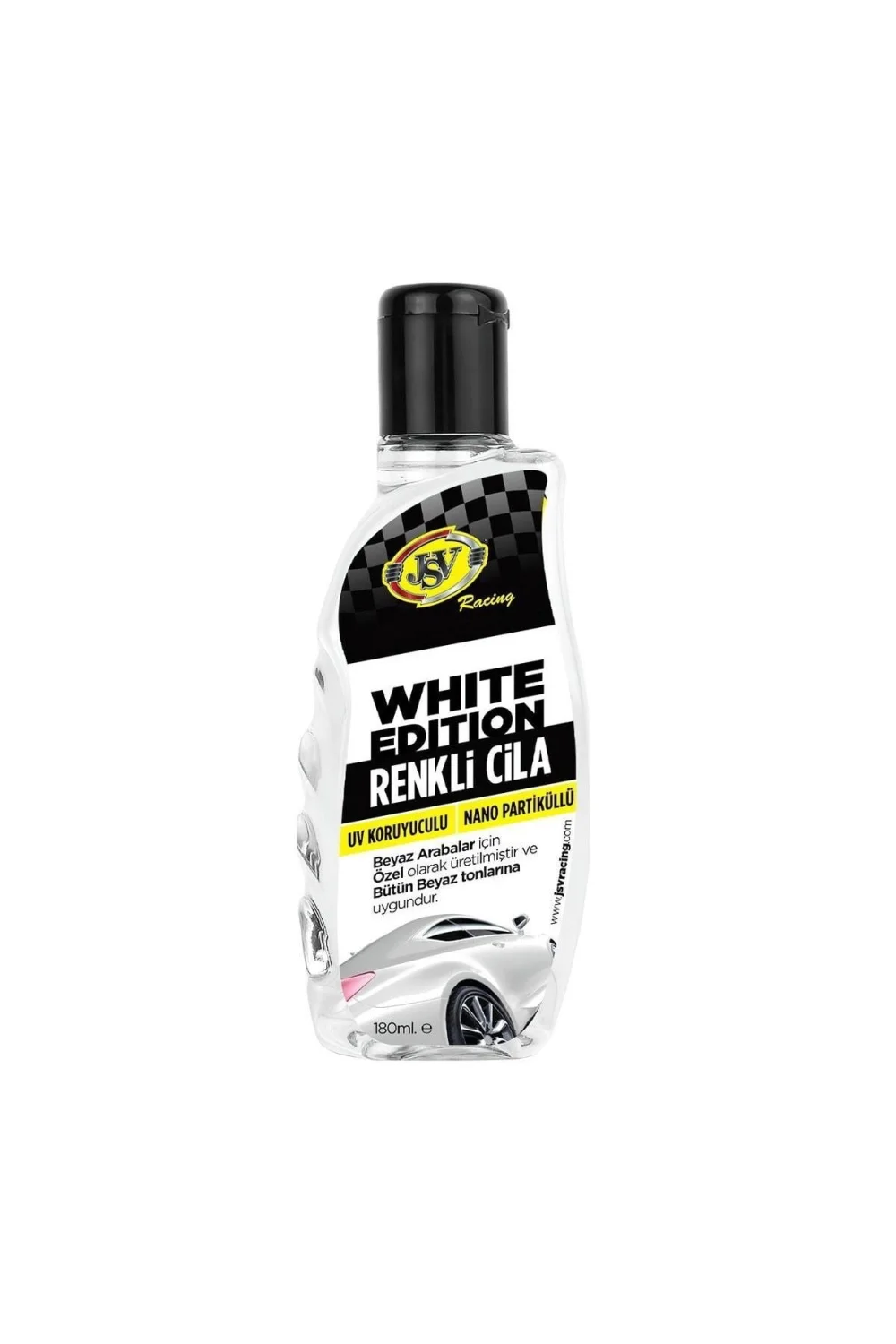 Racing White Edition Beyaz Renkli Cila 180 Ml Beyaz Boyalı Araçlara