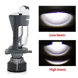 Led far ampulü beyaz  H4 50w 12v 22000Lm csp chip lens canbus / LAAM979 thumb 3