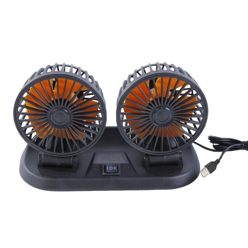 Drs Tuning Çift başlıklı fan araç ve tır için 5v usb girişli HAFA31