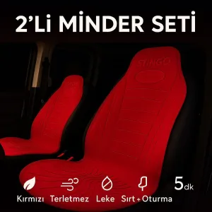 Drs Stok uyumlu 2'li Minder Koltuk Koruyucu Universal Kırmızı Renk Terletmez Leke Tutmaz modelleri Oto Aksesuar Shop'de. Kaliteli malzeme, hızlı kargo ve