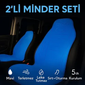 Drs Stok uyumlu 2'li Minder Koltuk Koruyucu Universal Mavi Renk Terletmez Leke Tutmaz modelleri Oto Aksesuar Shop'de. Kaliteli malzeme, hızlı kargo ve güvenli