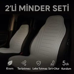 Drs Stok uyumlu 2'li Minder Koltuk Koruyucu Universal Gri Renk Terletmez Leke Tutmaz modelleri Oto Aksesuar Shop'de. Kaliteli malzeme, hızlı kargo ve güvenli