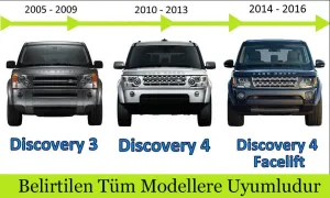 Discovery 3 - 4 - 4FL uyumlu Tavan Çıtası OEM Black Edition - Görsel 3