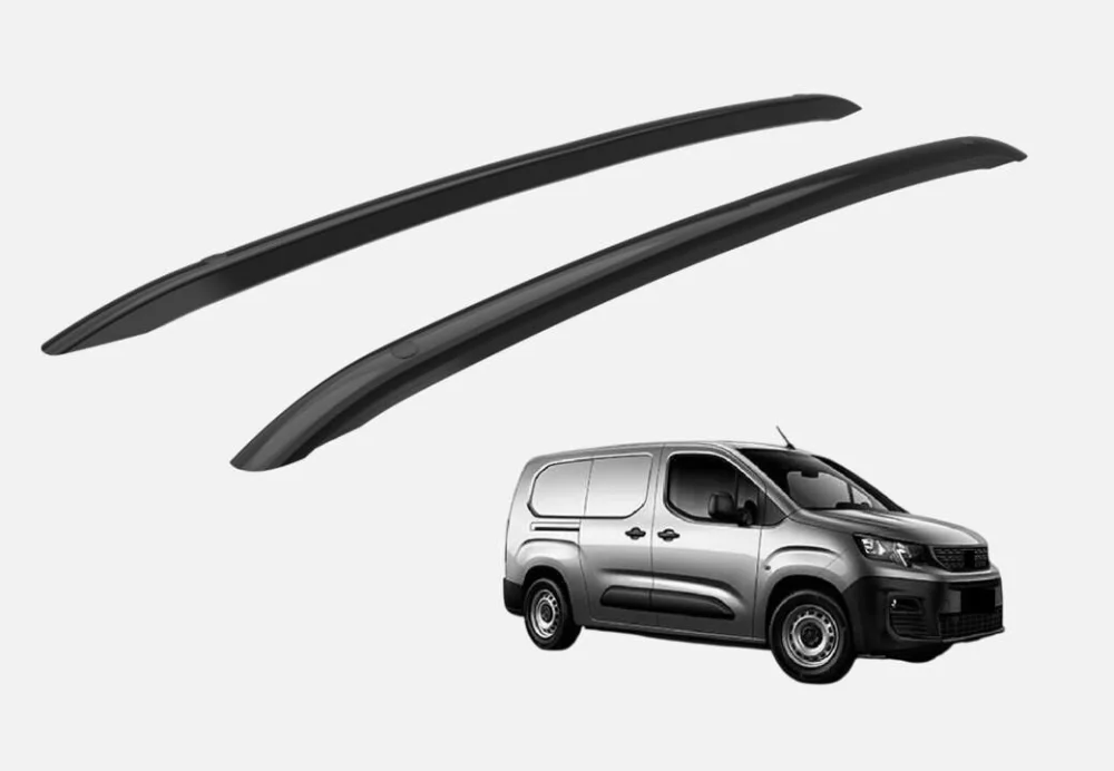 Drs Tuning Peugeot Rifter Van 2019 ve Sonrası Orjinal Tip OEM Tavan Çıtası (Siyah Renk)