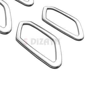 S-Dizayn Renault Taliant Krom İç Kapı Kolu Çerçevesi 4 Prç 2021 Üzeri A+ Kalite thumb 4