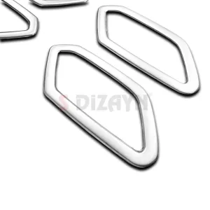 S-Dizayn Dacia Sandero Krom İç Kapı Kolu Çerçevesi 4 Prç 2020 Üzeri A+ Kalite (Mat Krom) thumb 4
