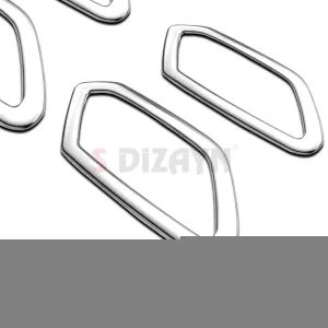 S-Dizayn Dacia Sandero Krom İç Kapı Kolu Çerçevesi 4 Prç 2020 Üzeri A+ Kalite thumb 4