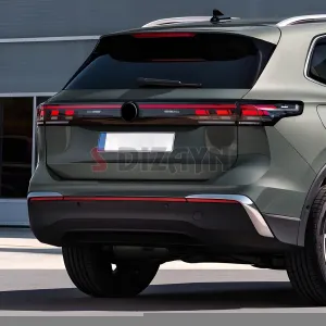 S-Dizayn Volkswagen Tiguan Krom Arka Tampon Difüzör Çıtası OEM Still 2 Prç. 2024 Üzeri A+ Kalite thumb 5