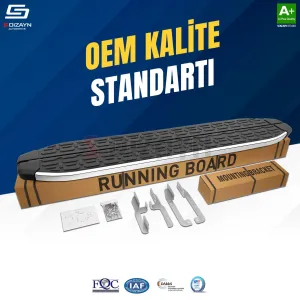 VW Transporter T7 Kısa Şase Evo Krom Yan Basamak 223 Cm 2024 Üzeri A+ Kalite - Görsel 2