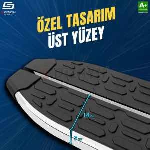 VW Transporter T7 Kısa Şase Evo Krom Yan Basamak 223 Cm 2024 Üzeri A+ Kalite - Görsel 3