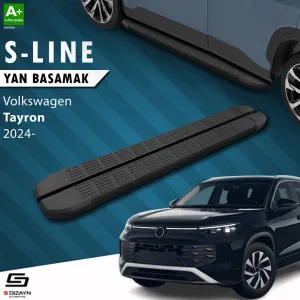 Volkswagen Tayron 2 S-Line Siyah Yan Basamak 193 Cm 2024 Üzeri A+ Kalite