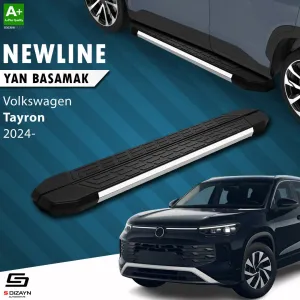 S-Dizayn Volkswagen Tayron 2 NewLine Krom Yan Basamak 193 Cm 2024 Üzeri A+ Kalite thumb 1
