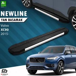 S-Dizayn Volvo XC90 2 NewLine Krom Yan Basamak 193 Cm 2015 Üzeri A+ Kalite thumb 1