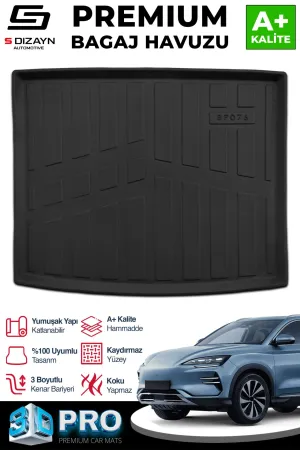 BYD Seal 2022-Günümüz (Seal) uyumlu U 3D Pro Bagaj Havuzu 2024 Üzeri A+ Kalite modelleri Oto Aksesuar Shop'de. Kaliteli malzeme, hızlı kargo ve güvenli