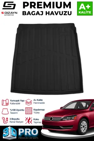 Volkswagen Passat 2010-2014 (B7) uyumlu B7 3D Pro Bagaj Havuzu 2010-2015 A+ Kalite modelleri Oto Aksesuar Shop'de. Kaliteli malzeme, hızlı kargo ve güvenli