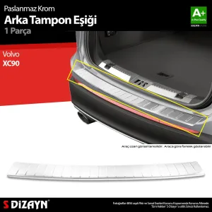 Volvo XC90 2002-2014 (C) uyumlu Krom Arka Tampon Eşiği 2002-2015 A+ Kalite modelleri Oto Aksesuar Shop'de. Kaliteli malzeme, hızlı kargo ve güvenli alışverişle