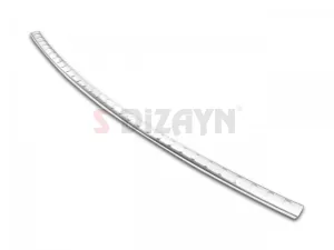 S-Dizayn Mercedes GLE350 Krom Arka Tampon Eşiği 2015-2019 A+ Kalite - Görsel 3