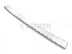 S-Dizayn Mercedes E Class W212 SW Krom Arka Tampon Eşiği 2010-2013 A+ Kalite thumb 3
