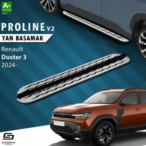 Renault Duster 3 Oem Still Pro V2 Aluminyum Yan Basamak 183 Cm 2024 Üzeri (P1310) A+ Kalite