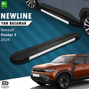Renault Duster 3 Newline Aluminyum Yan Basamak 183 Cm 2024 Üzeri (P1310) A+ Kalite