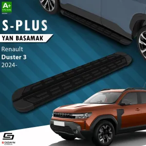 Renault Duster 3 S-Plus Siyah Yan Basamak 183 Cm 2024 Üzeri (P1310) A+ Kalite
