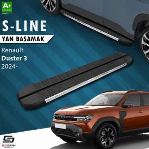 Renault Duster 3 S-Line Krom Yan Basamak 183 Cm 2024 Üzeri (P1310) A+ Kalite