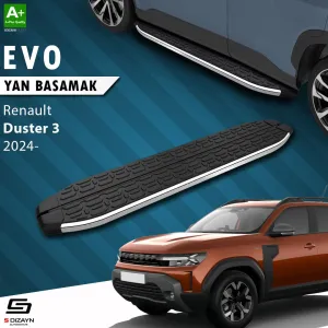 S-Dizayn Renault Duster 3 Evo Krom Yan Basamak 183 Cm 2024 Üzeri A+ Kalite thumb 1