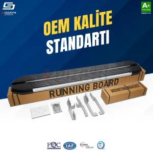 S-Dizayn SWM G03F NewLine Krom Yan Basamak 193 Cm 2023 Üzeri A+ Kalite thumb 2