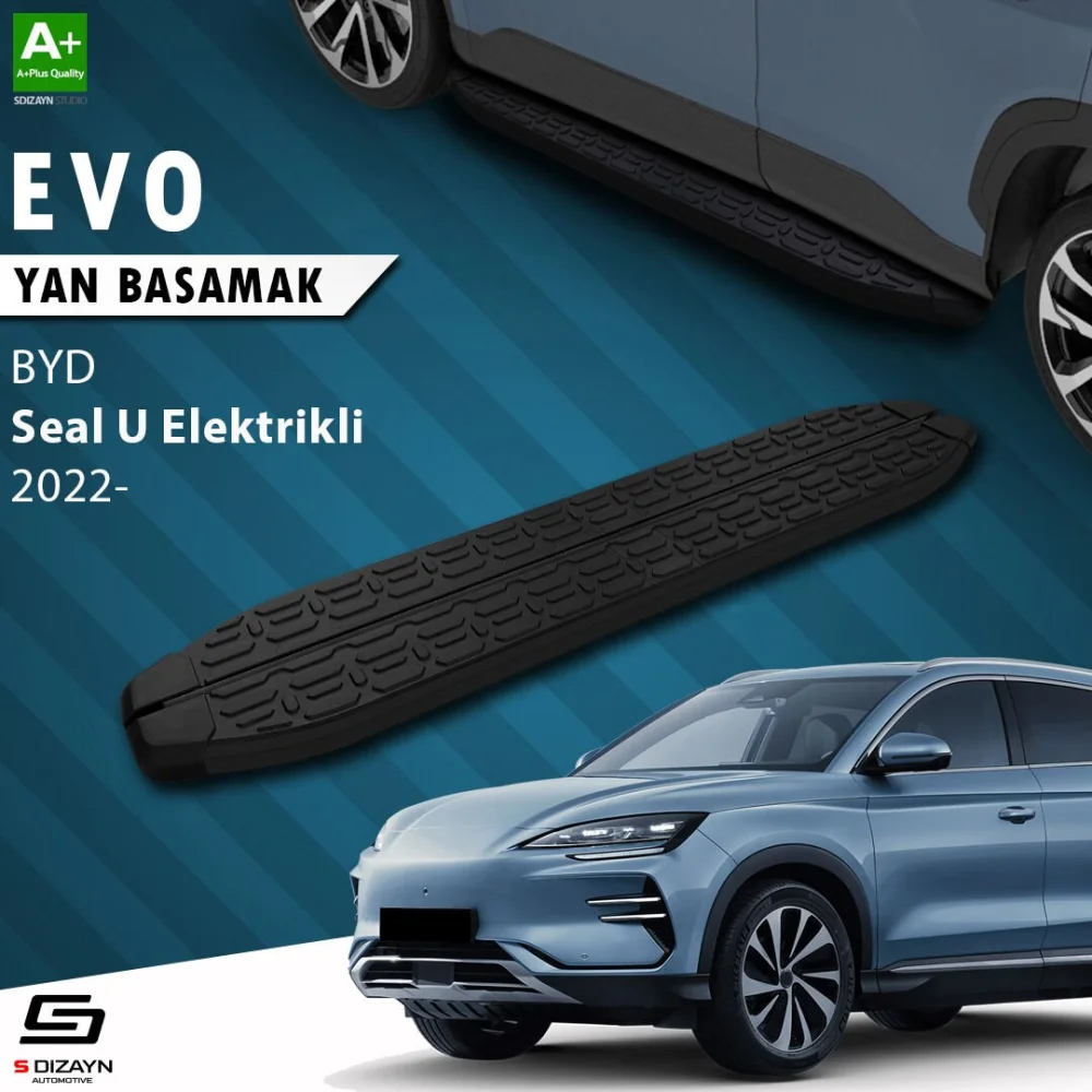 BYD Seal U Elektrikli Evo Siyah Yan Basamak 193 Cm 2022 Üzeri A+ Kalite