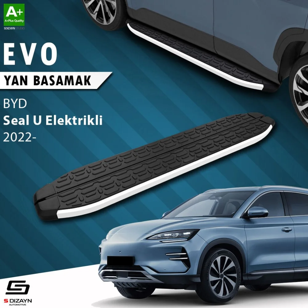 BYD Seal U Elektrikli Evo Aluminyum Yan Basamak 193 Cm 2022 Üzeri A+ Kalite