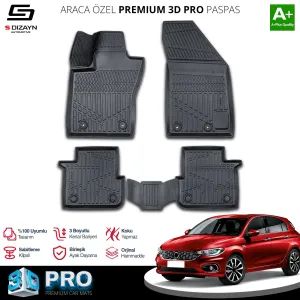 Fiat Egea Hatchback 2015-Günümüz (HB) uyumlu HB 3D Pro Havuzlu Paspas 2015 Üzeri A+ Kalite modelleri Oto Aksesuar Shop'de. Kaliteli malzeme, hızlı kargo ve