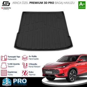 MG HS 2018-Günümüz (HS) uyumlu Turbo Hybrid 3D Pro Bagaj Havuzu 2024 Üzeri A+ Kalite modelleri Oto Aksesuar Shop'de. Kaliteli malzeme, hızlı kargo ve güvenli