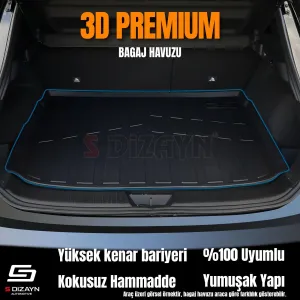 Drs Tuning VW Caddy 3D Pro Bagaj Havuzu 2020 Üzeri A+ Kalite - Görsel 2