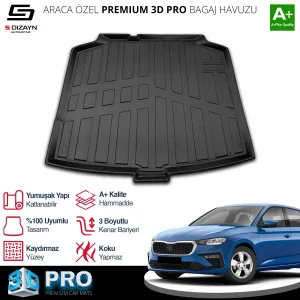 Skoda Scala 2019-Günümüz (NW1) uyumlu 3D Pro Bagaj Havuzu 2019 Üzeri A+ Kalite modelleri Oto Aksesuar Shop'de. Kaliteli malzeme, hızlı kargo ve güvenli