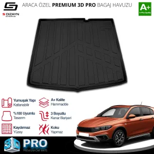 Fiat Egea Cross 2015-Günümüz uyumlu Cross 3D Pro Bagaj Havuzu 2020 Üzeri A+ Kalite modelleri Oto Aksesuar Shop'de. Kaliteli malzeme, hızlı kargo ve güvenli