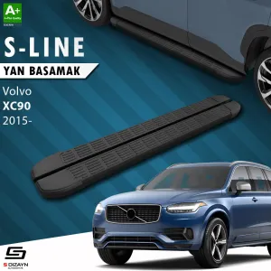 Volvo XC90 2015-Günümüz (B) uyumlu 2 S-Line Siyah Yan Basamak 193 Cm 2015 Üzeri modelleri Oto Aksesuar Shop'de. Kaliteli malzeme, hızlı kargo ve güvenli